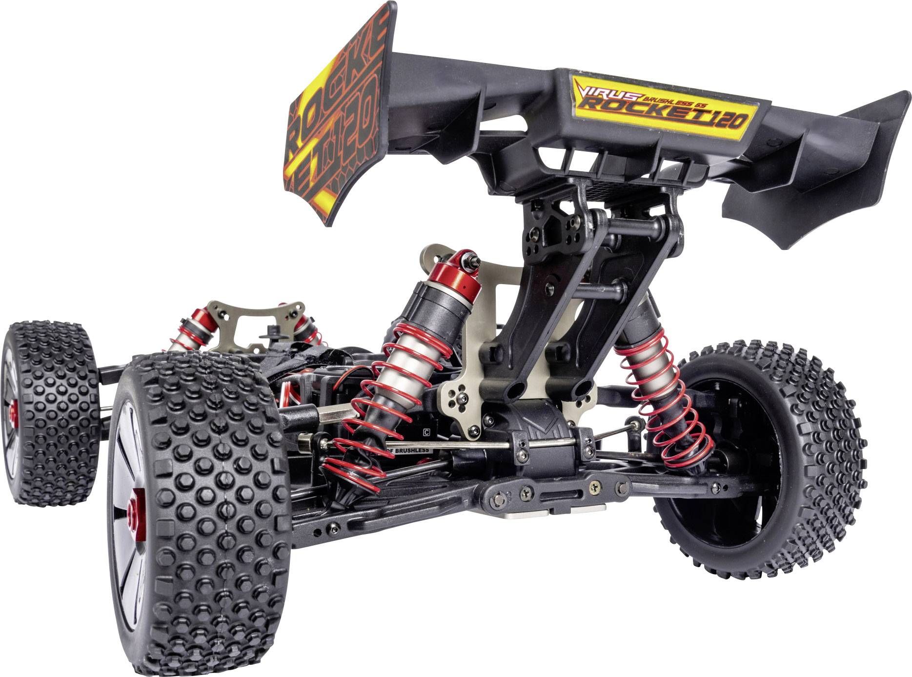 Carson Modellsport Virus 6S 120 km/h Brushless 1:8 RC Modellauto Elektro Buggy Allradantrieb (4WD) 100% RtR 2,4GHz