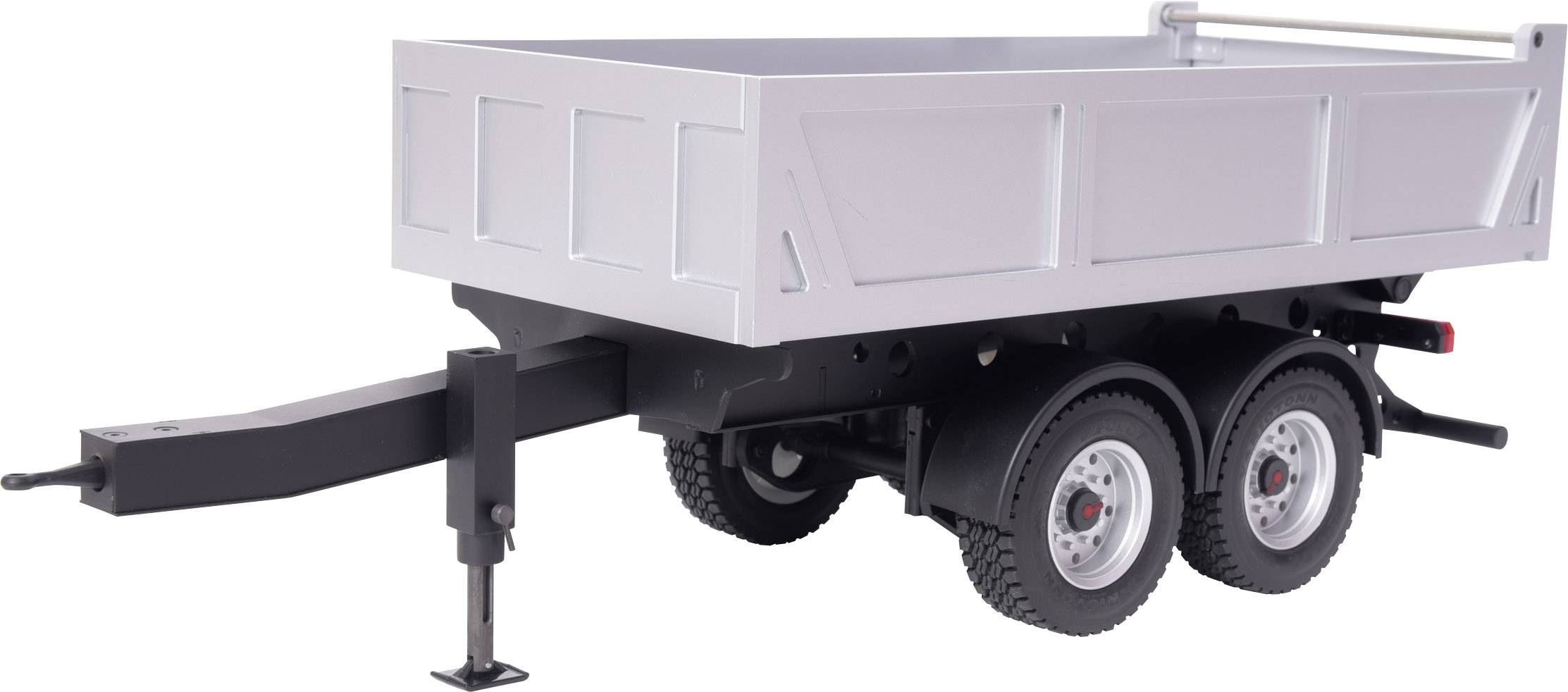 Carson Modellsport 500907425 2-Achs Kipp-Zentralanhänger 1:14 Muldenkipper