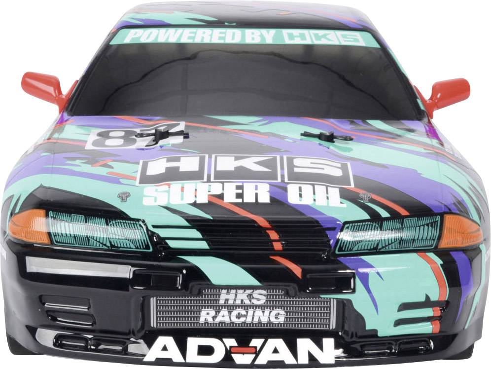 Tamiya TT-01E HKS Nissan Skyline GT-R Brushed 1:10 RC Modellauto Elektro Straßenmodell Allradantrieb (4WD) Bausatz