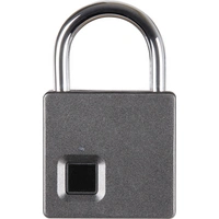 Joy-it Vorhängeschloss 53.4mm Anthrazit-Grau Fingerabdruckschloss Joy-it Vorhängeschloss 53.4mm Anthrazit-Grau Fingerabdruckschloss