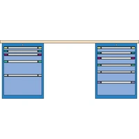Thur-Metall 84583333_1735 Werkbank (B x H x T) 2500 x 840 x 700mm Thur-Metall 84583333_1735 Werkbank (B x H x T) 2500 x 840 x 700mm