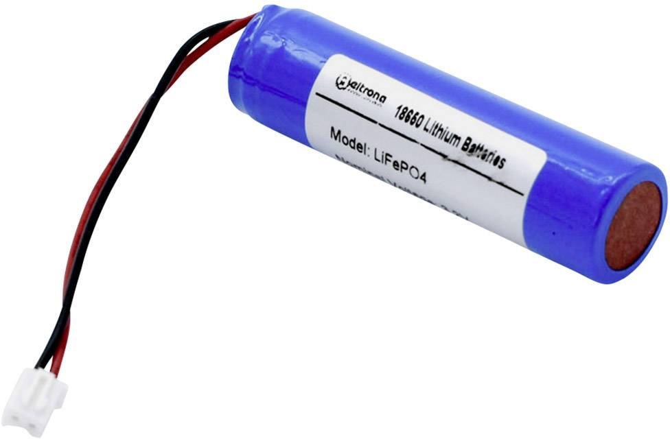 Beltrona 18650XH2.54 Spezial-Akku 18650 Stecker LiFePO 4 3.2V 1500 mAh 1St.