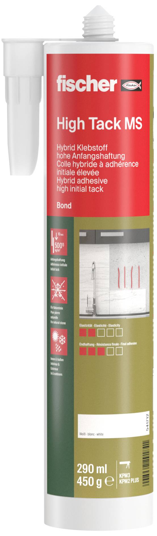 Fischer HTM Konstruktionskleber 541712 290 ml