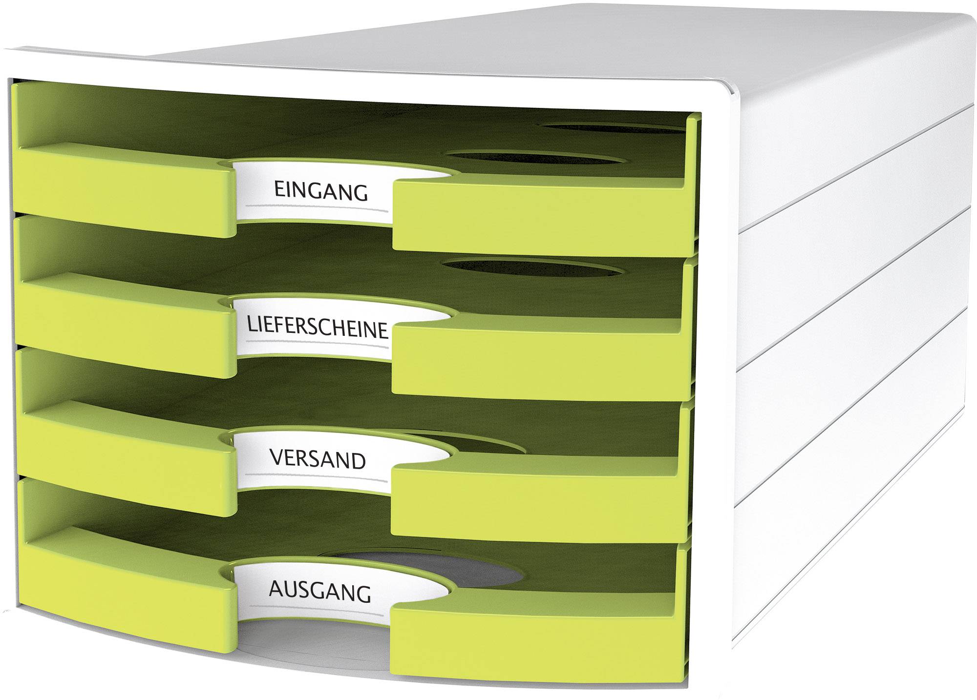 HAN IMPULS 2.0 1013-50 Schubladenbox Weiß DIN A4, DIN C4 Anzahl der Schubfächer: 4