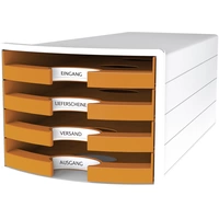 HAN IMPULS 2.0 1013-51 Schubladenbox Weiß DIN A4, DIN C4 Anzahl der Schubfächer: 4 HAN IMPULS 2.0 1013-51 Schubladenbox Weiß DIN A4, DIN C4 Anzahl der Schubfächer: 4