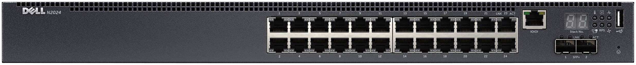 Dell 210-ABNV N2024 - Switch - L2+ Netzwerk Switch 1 / 10 GBit/s