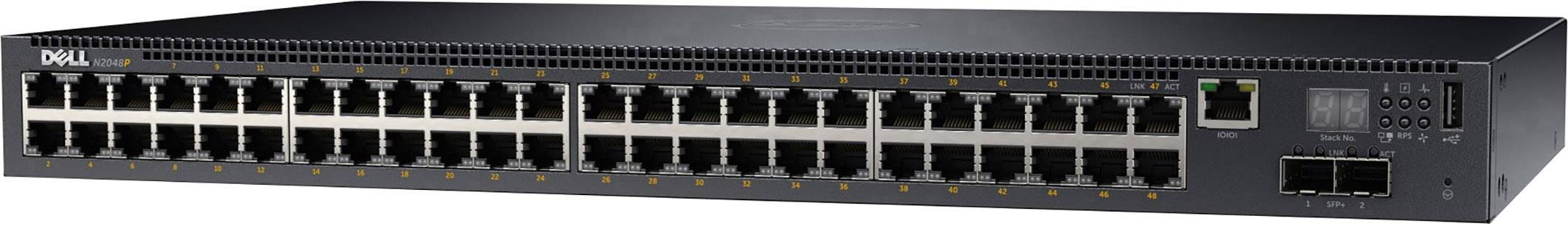Dell N2048P - Switch - L2+ Netzwerk Switch 210-ABNY 1 / 10 GBit/s