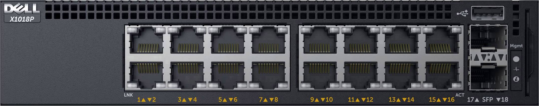 Dell X1018P - Switch - L2+ Netzwerk Switch  1 GBit/s