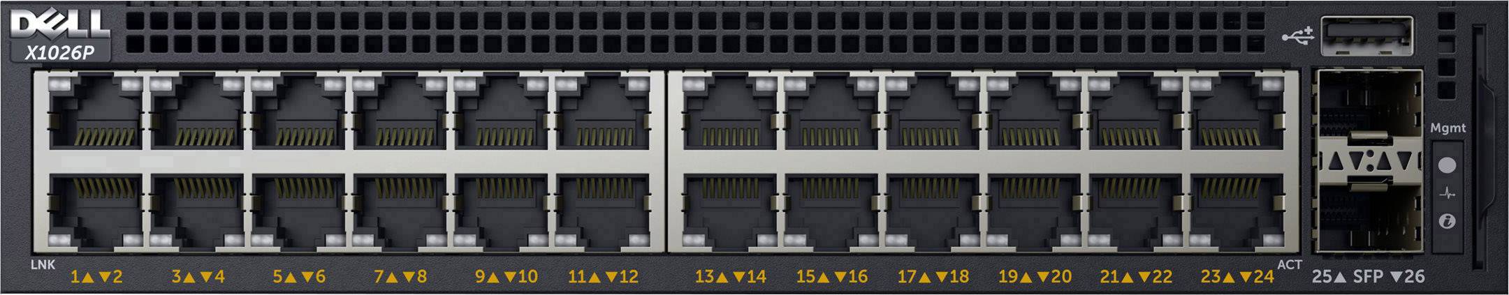 Dell X1026P - Switch - L2+ Netzwerk Switch 1 GBit/s