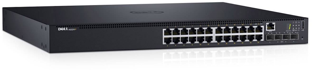 Dell N1524P - Switch - L2+ Netzwerk Switch 210-AEVY 1 / 10 GBit/s