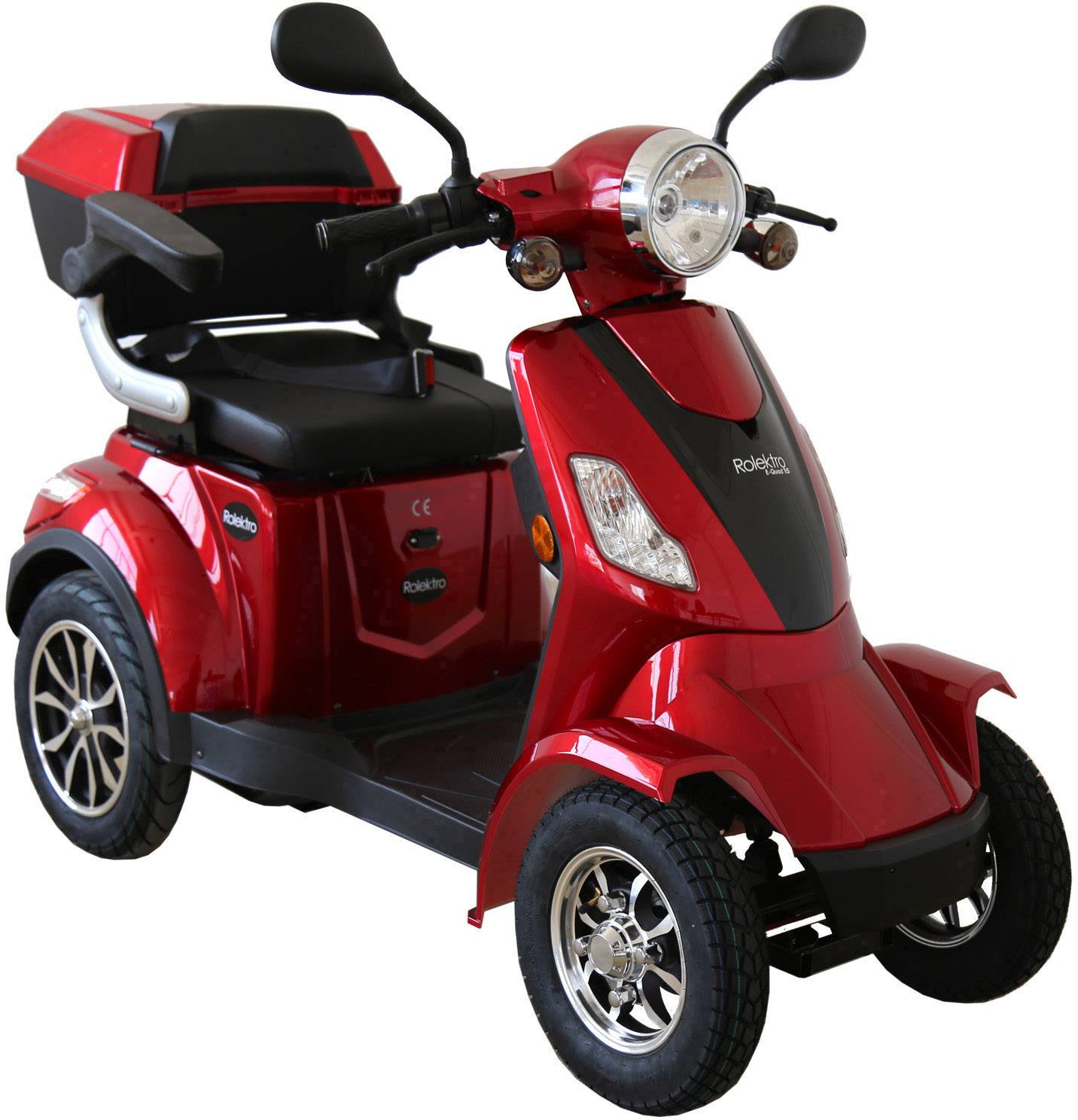 Rolektro E-Quad 15 V.2, Rot, 1000 Watt E-Quad Rot Blei-Gel 60V 20Ah