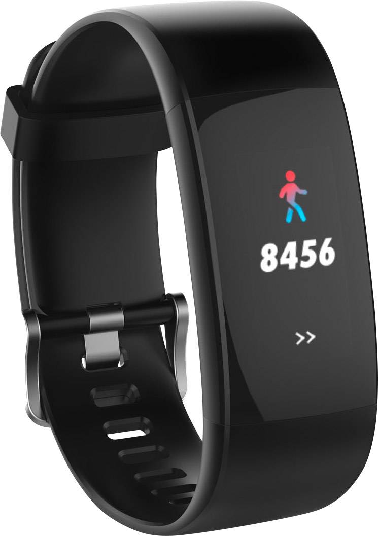 Swisstone Fitness-Tracker Schwarz