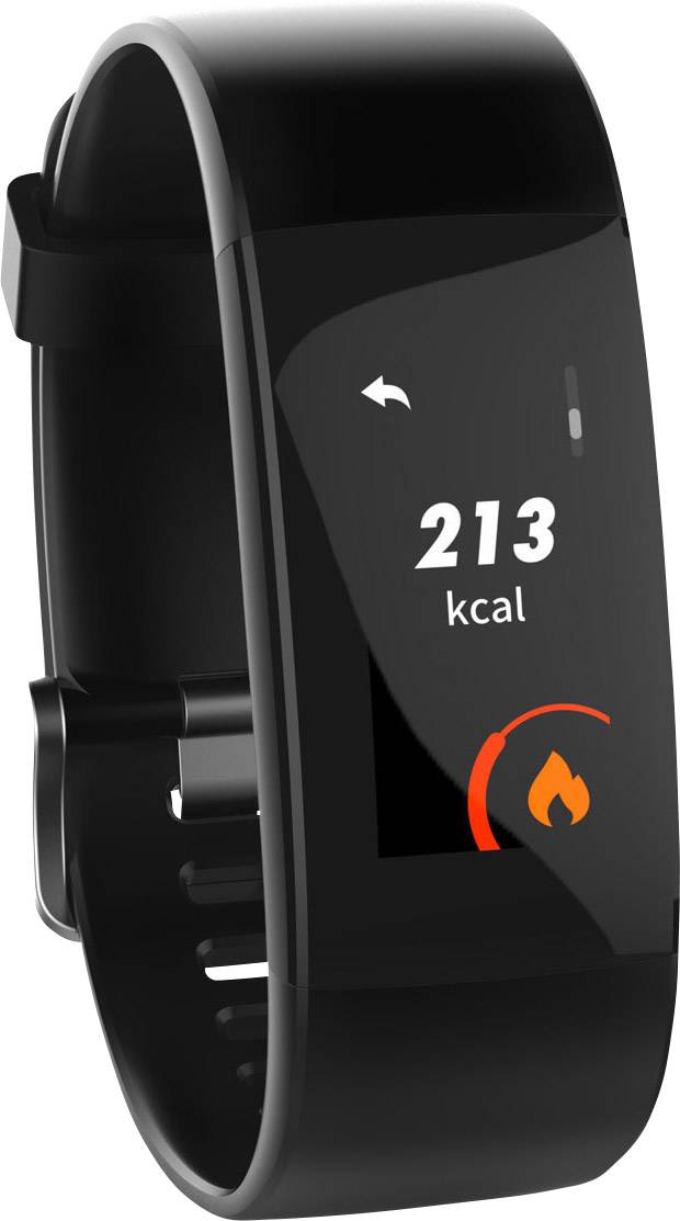 Swisstone Fitness-Tracker Schwarz