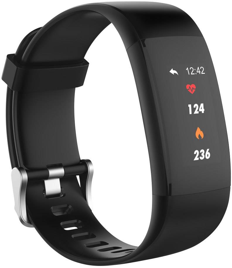 Swisstone Fitness-Tracker Schwarz