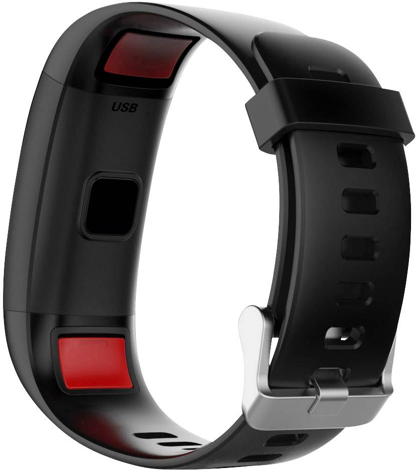 Swisstone Fitness-Tracker Schwarz
