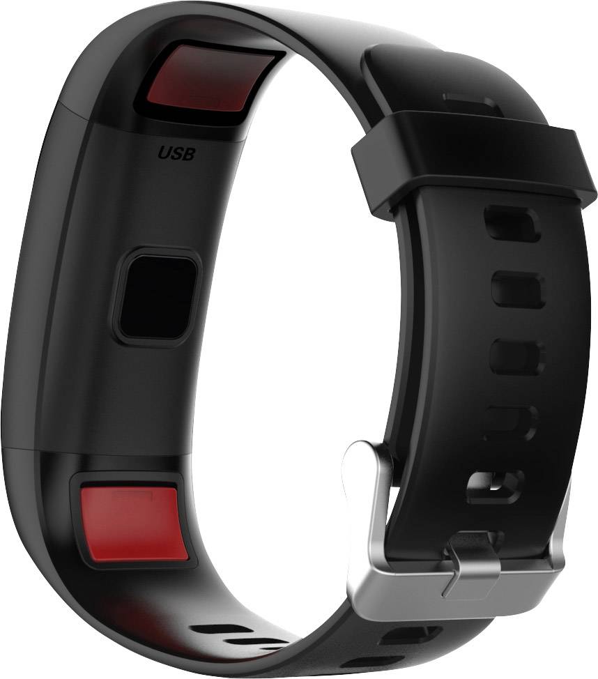 Swisstone Fitness-Tracker Schwarz