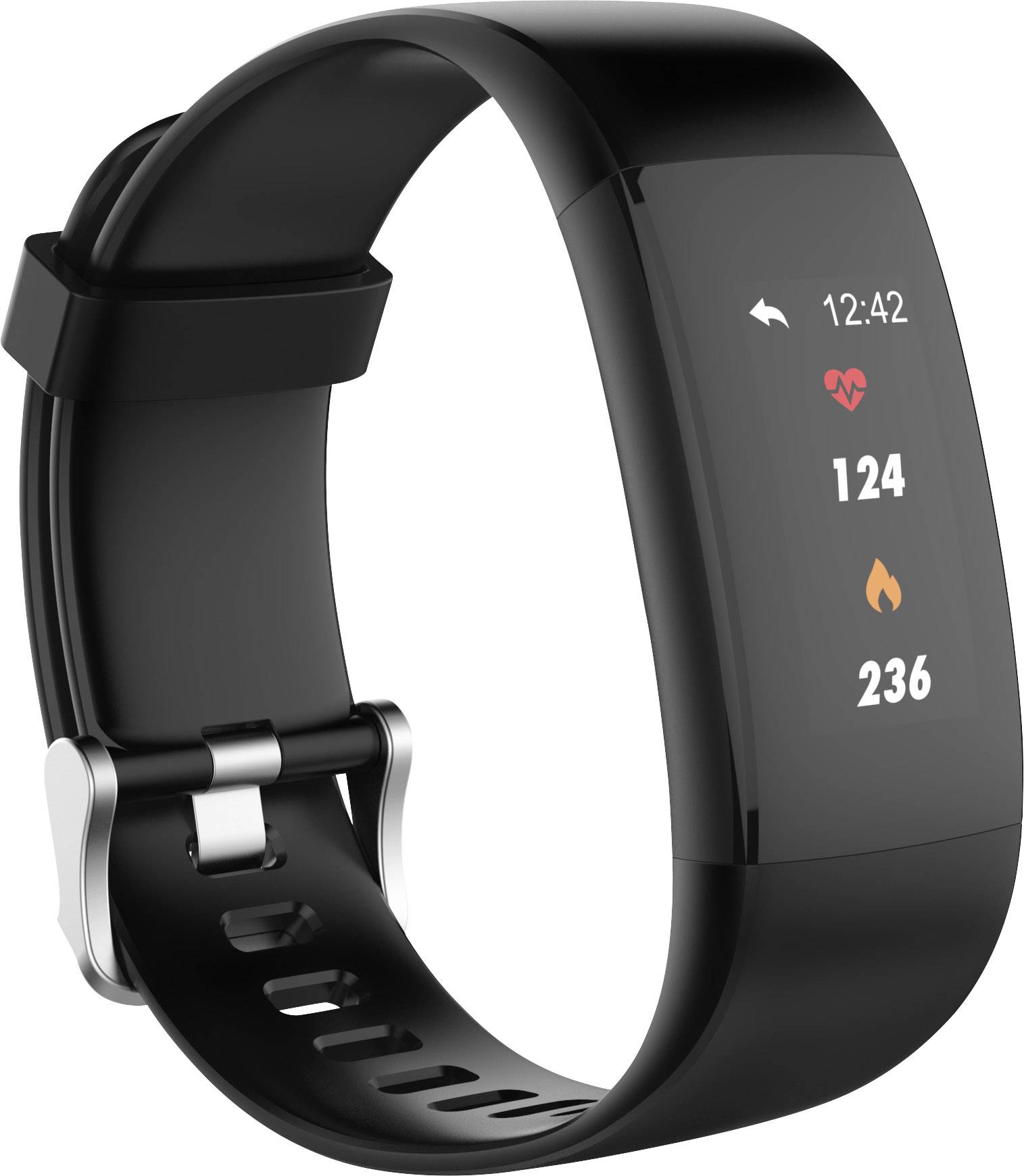 Swisstone Fitness-Tracker Schwarz