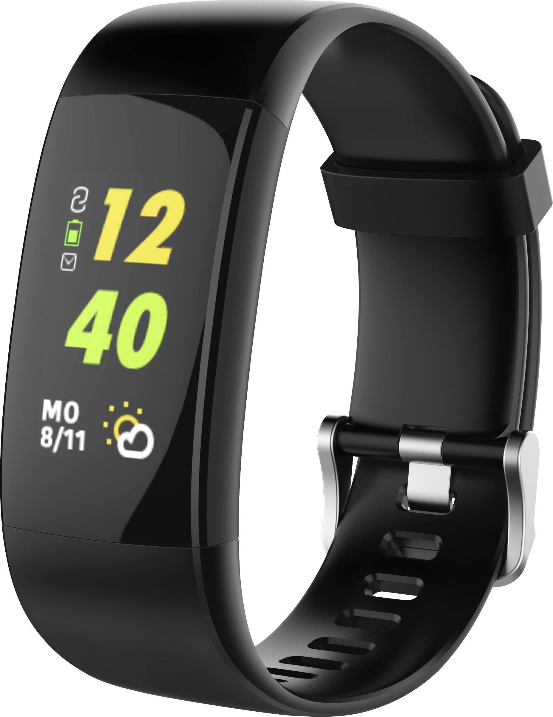 Swisstone Fitness-Tracker Schwarz