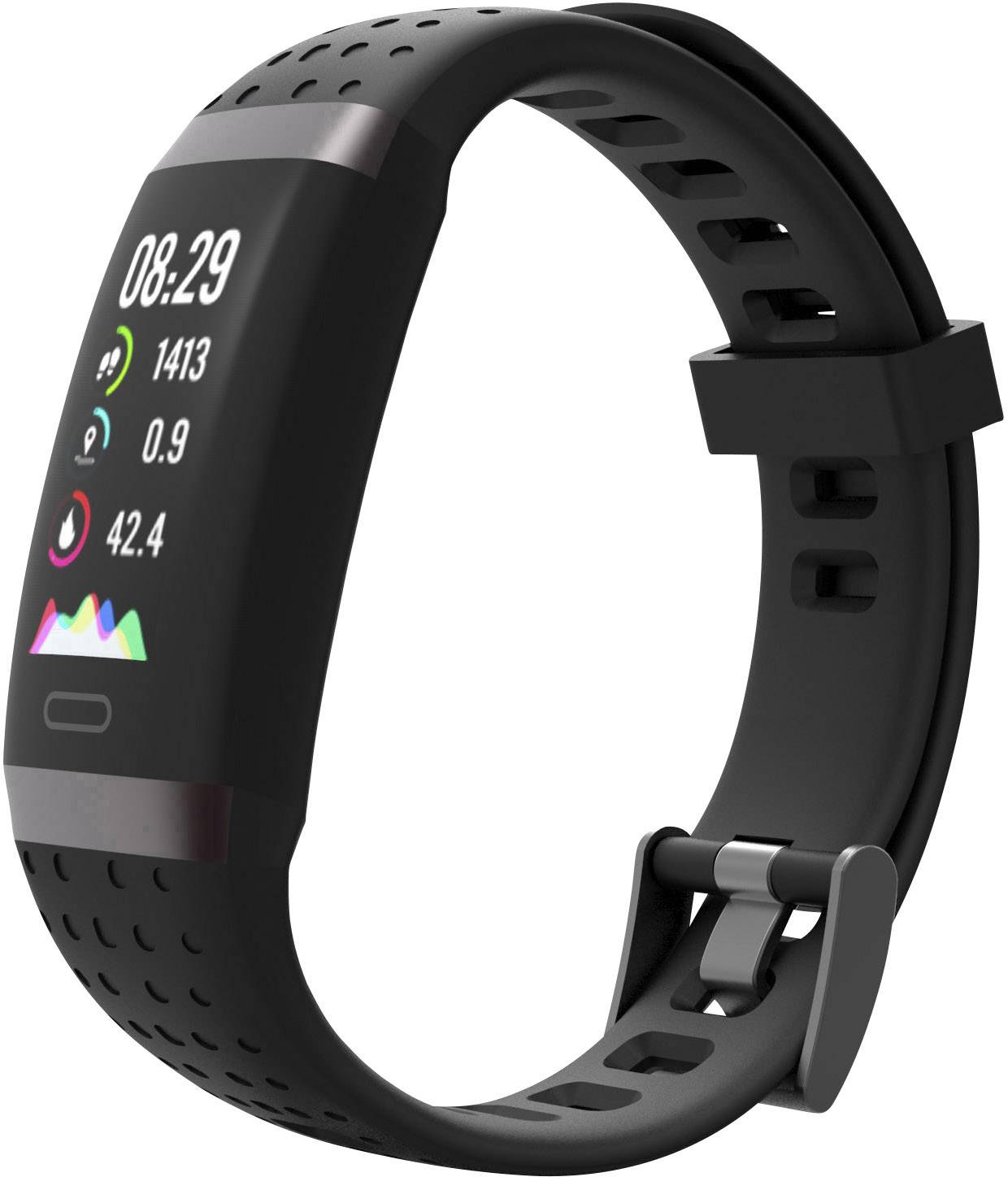 Swisstone SW 380 HR Fitness-Tracker Schwarz