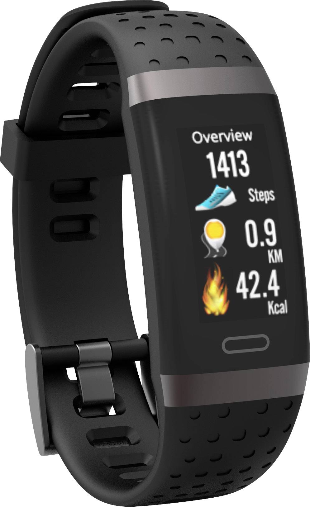 Swisstone SW 380 HR Fitness-Tracker Schwarz