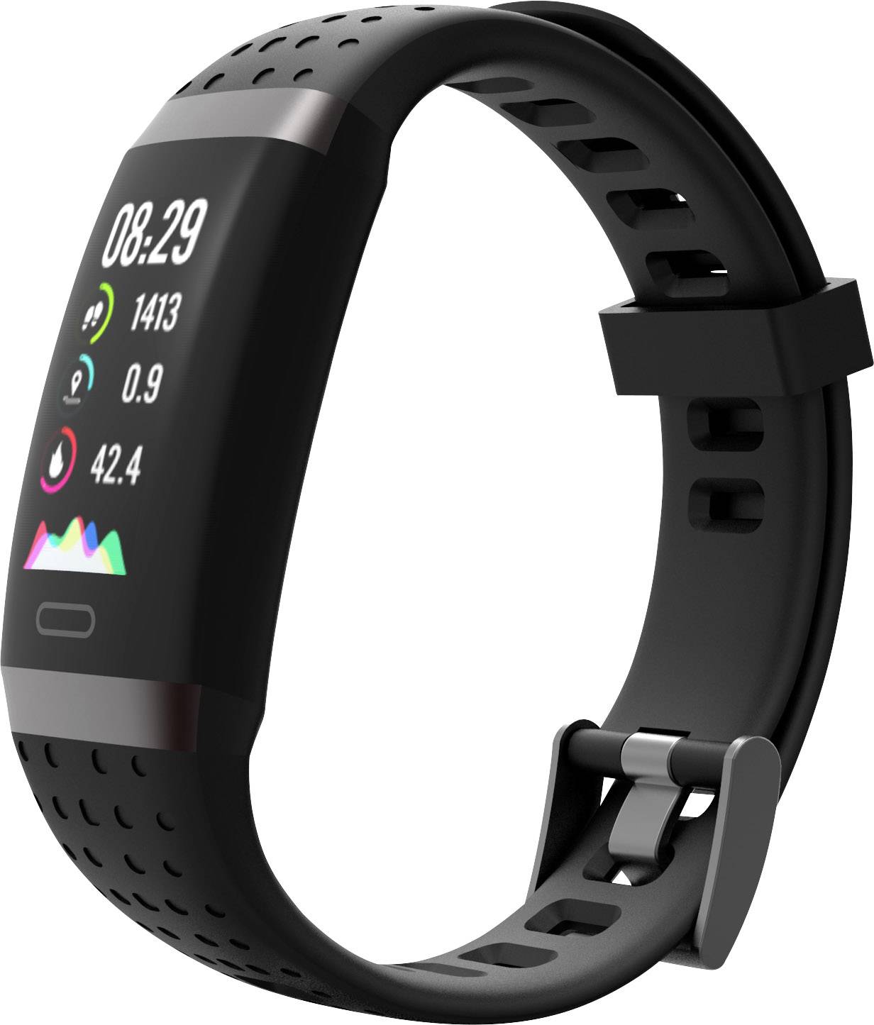 Swisstone SW 380 HR Fitness-Tracker Schwarz