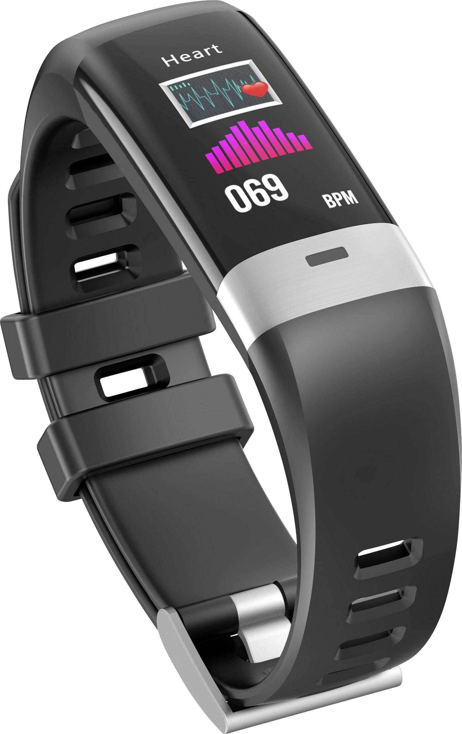 swisstone SW 620 ECG Fitness-Tracker Schwarz