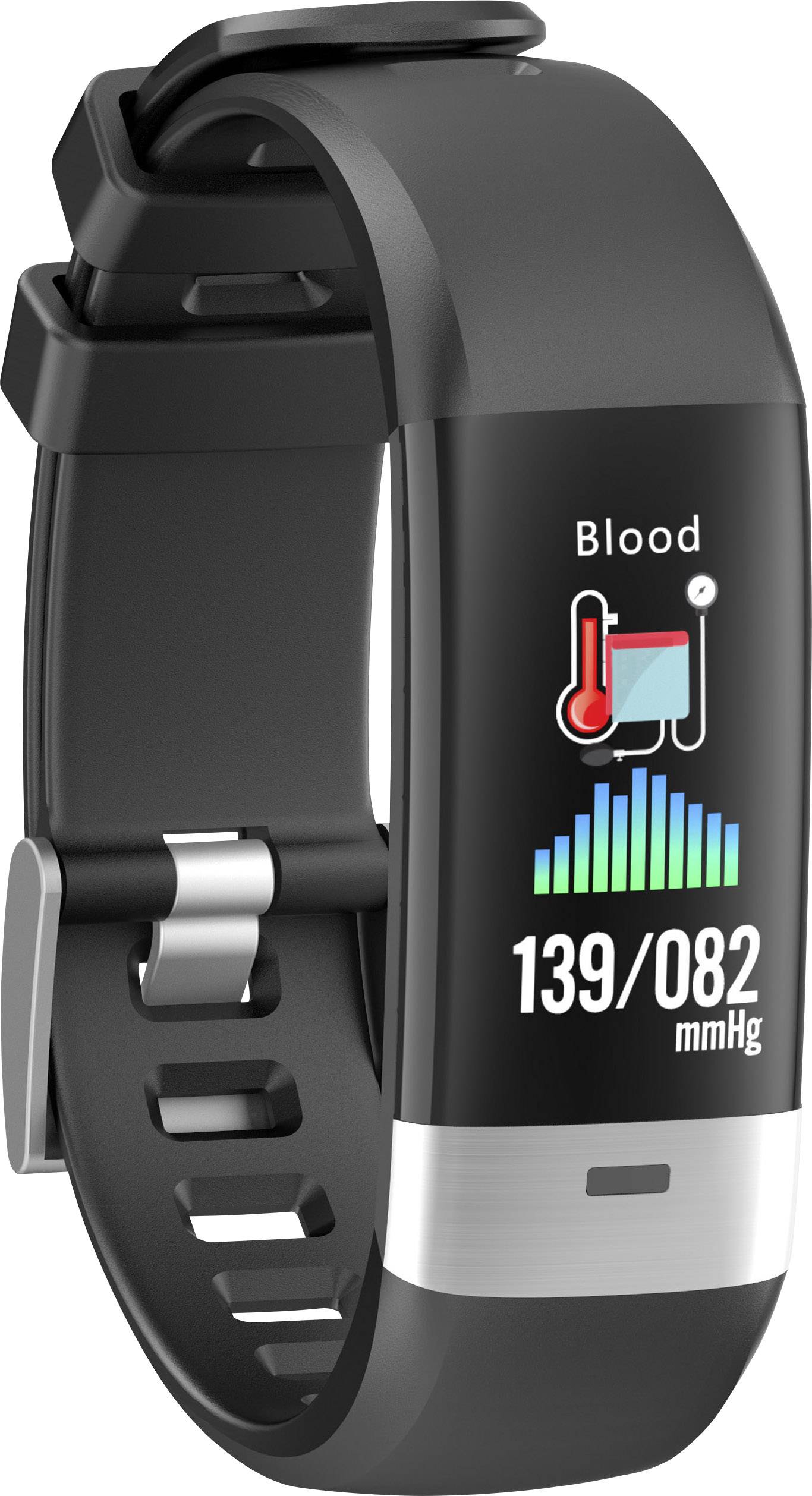 swisstone SW 620 ECG Fitness-Tracker Schwarz