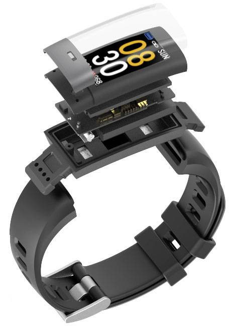 swisstone SW 620 ECG Fitness-Tracker Schwarz