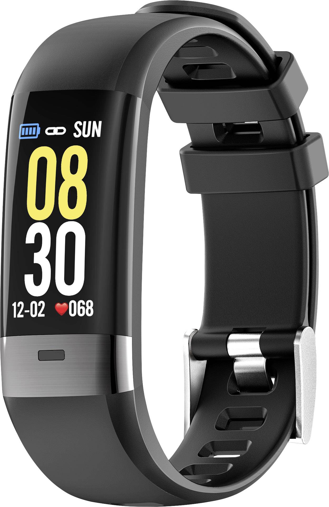 swisstone SW 620 ECG Fitness-Tracker Schwarz