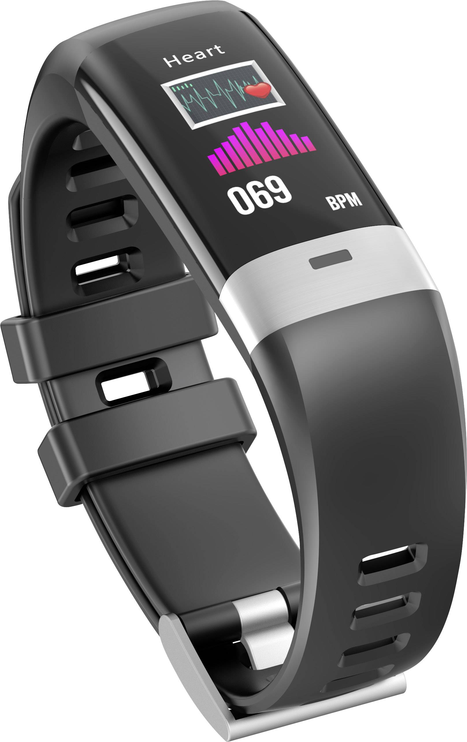 swisstone SW 620 ECG Fitness-Tracker Schwarz