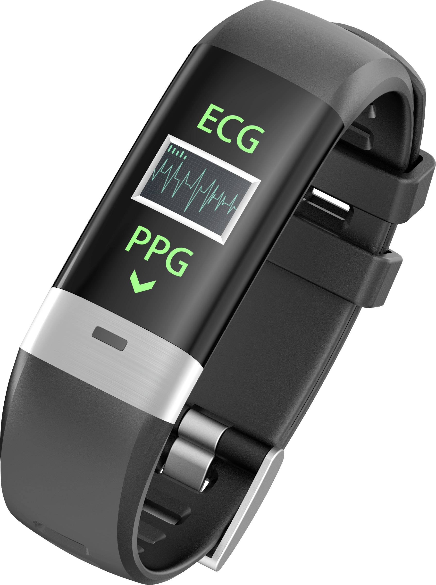 swisstone SW 620 ECG Fitness-Tracker Schwarz