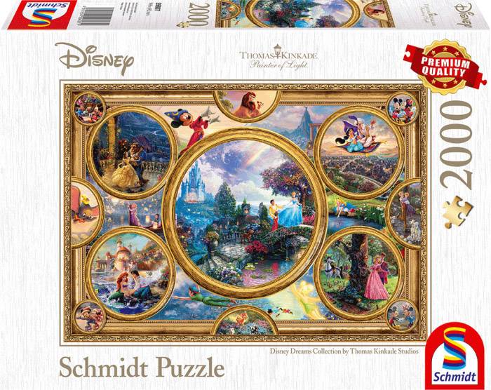 Pz. TK Disney Dreams Collection 2000T 59607 Puzzle Thomas Kinkade Disney Dreams Collection, 2000 Teile 1 St.