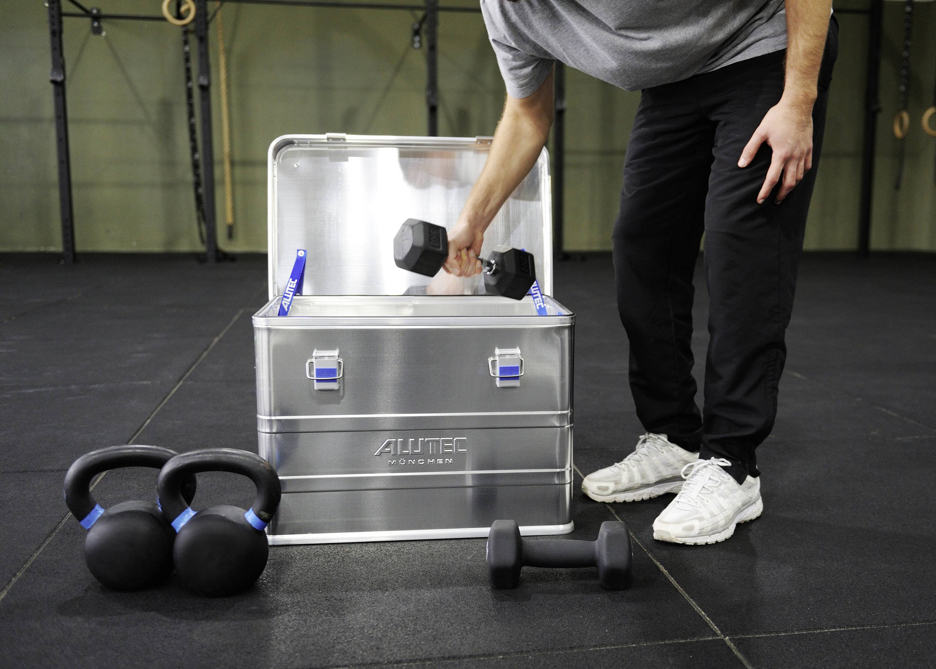 Alutec INDUSTRY 243 13243 Transportkiste Aluminium (L x B x H) 782 x 585 x 619mm