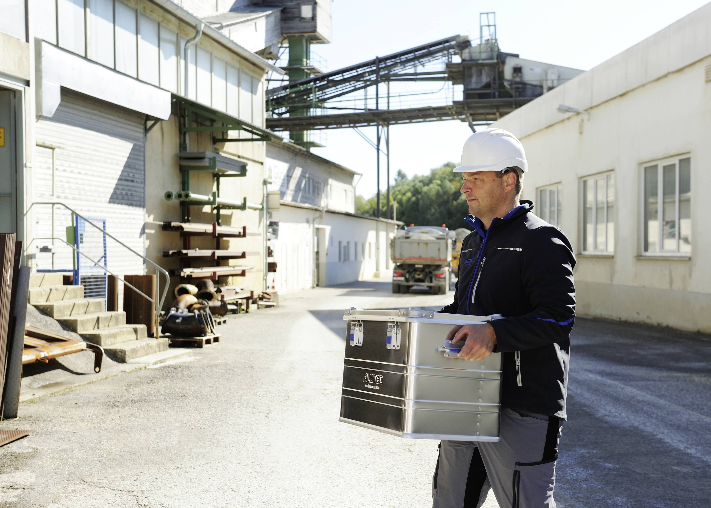 Alutec INDUSTRY 48 13048 Transportkiste Aluminium (L x B x H) 580 x 385 x 277mm