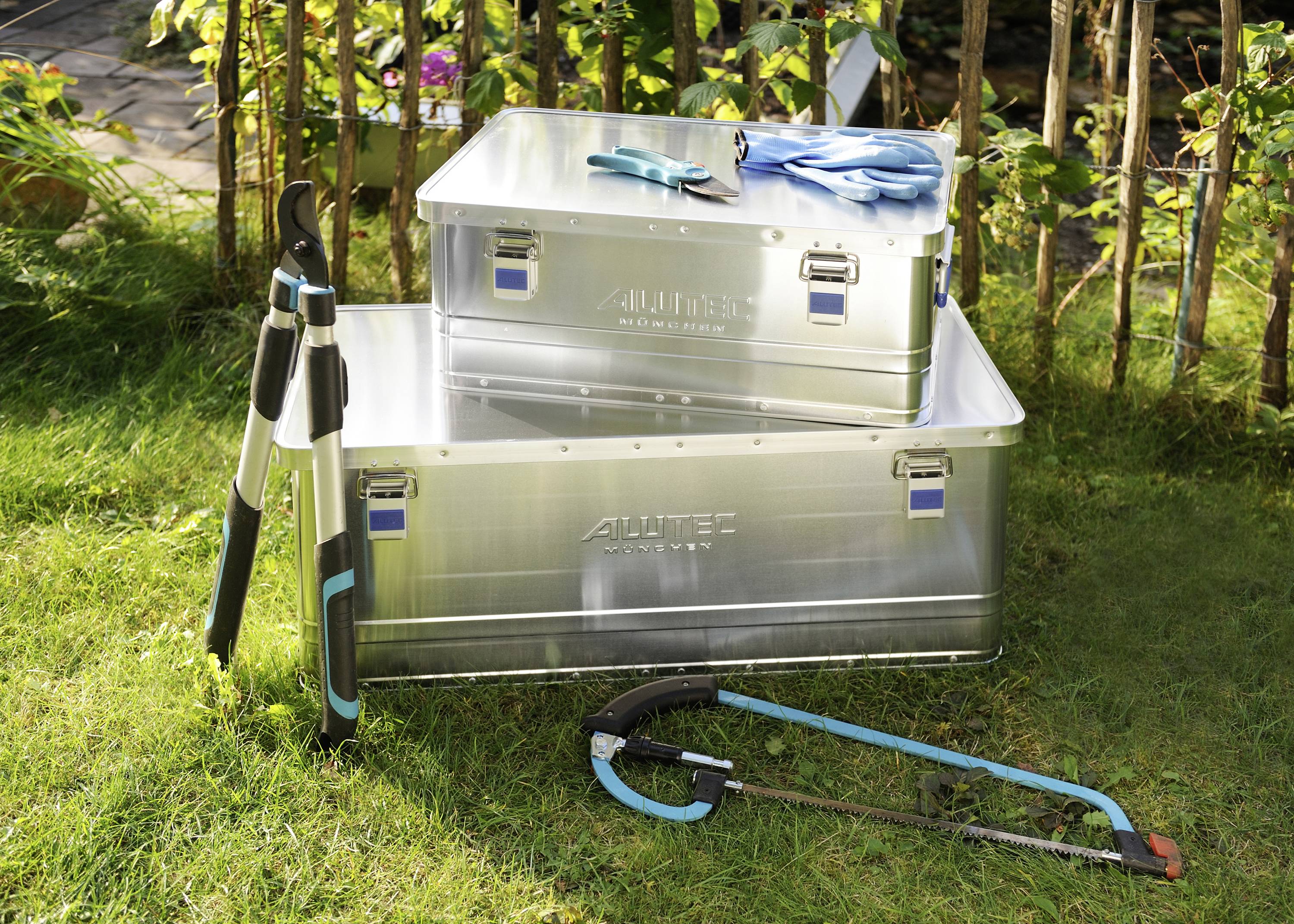 Alutec BASIC 40 10040 Transportkiste Aluminium (L x B x H) 560 x 370 x 245mm