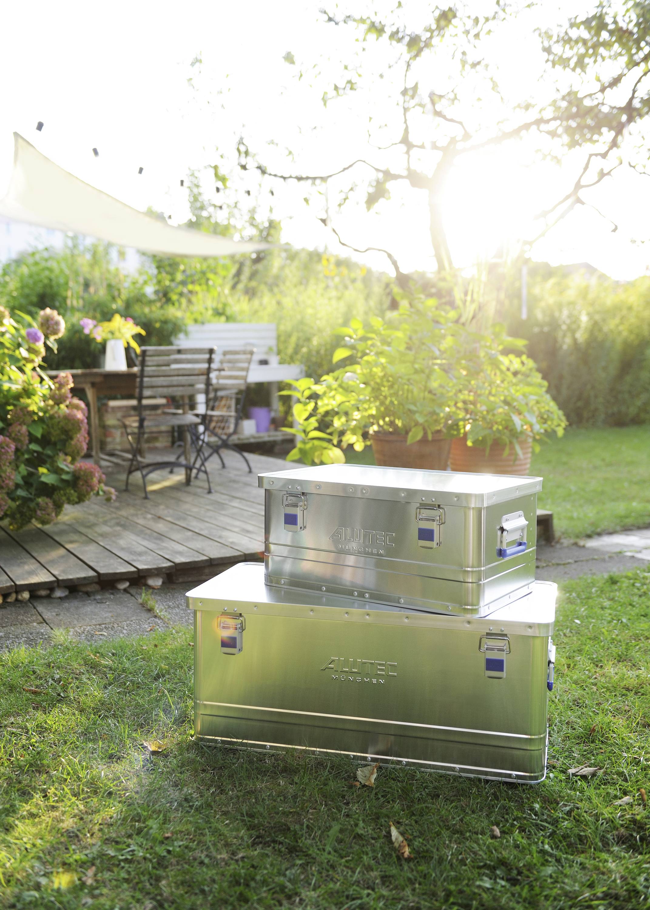 Alutec BASIC 40 10040 Transportkiste Aluminium (L x B x H) 560 x 370 x 245mm