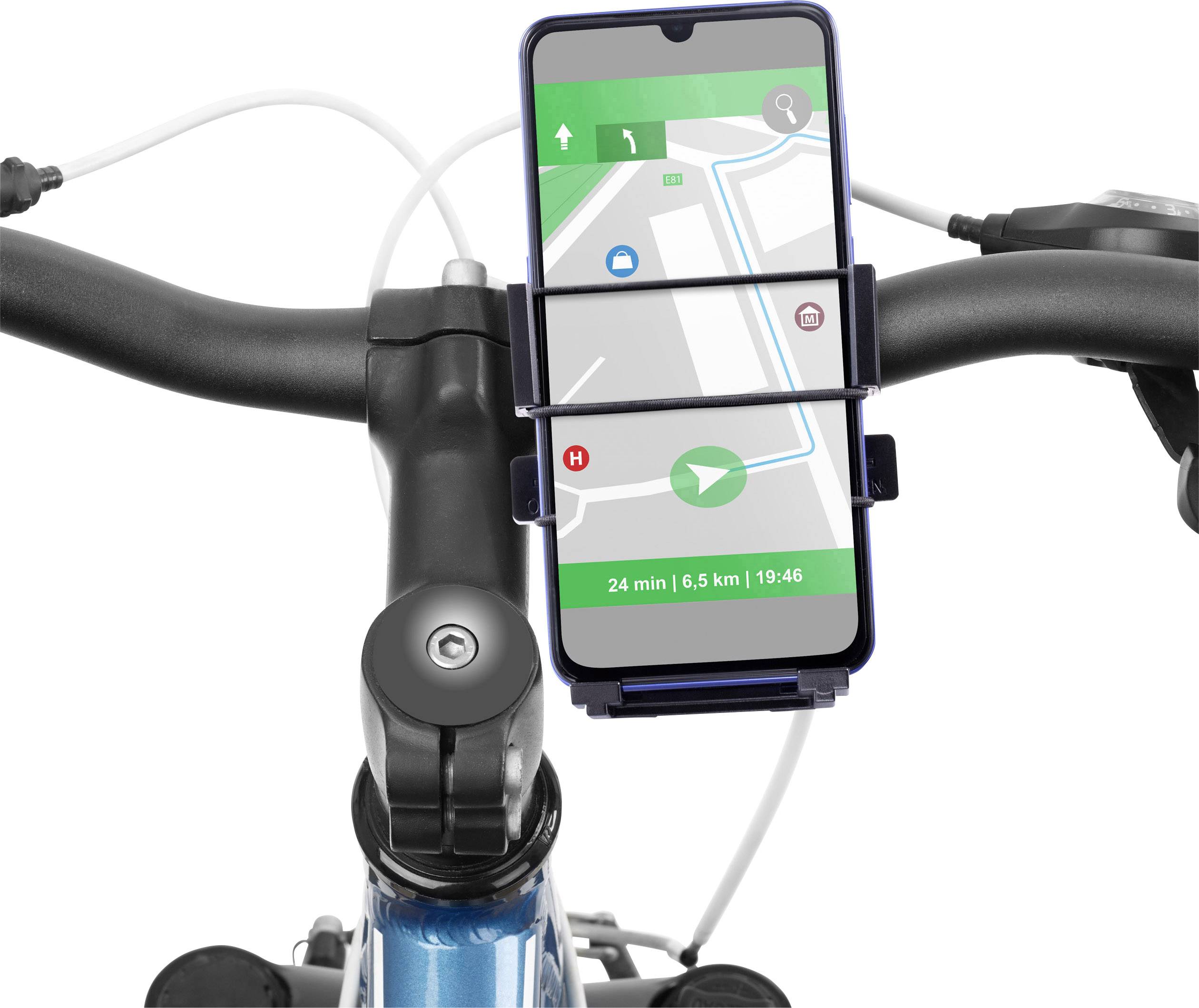 Renkforce Handyhalterung Fahrrad Passend für Handy-Modell: Universal Breite (max.): 95mm