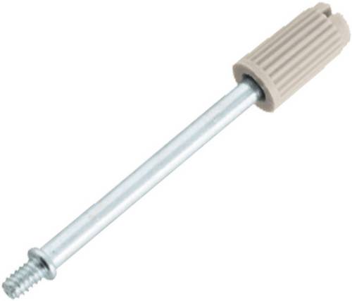 Encitech 6718-0102-03 JSPCLG-51-M3-T5 Rändelschraube Metall, Grau Bulk