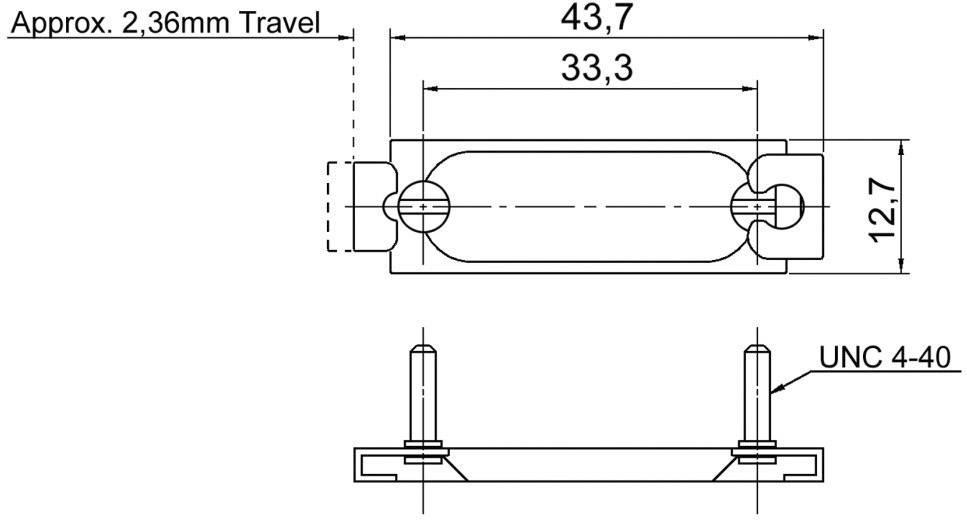 Encitech 6250-0113-02 SLIDE LOCK,SIZE 15 -Kit Gleitverriegelung Metall