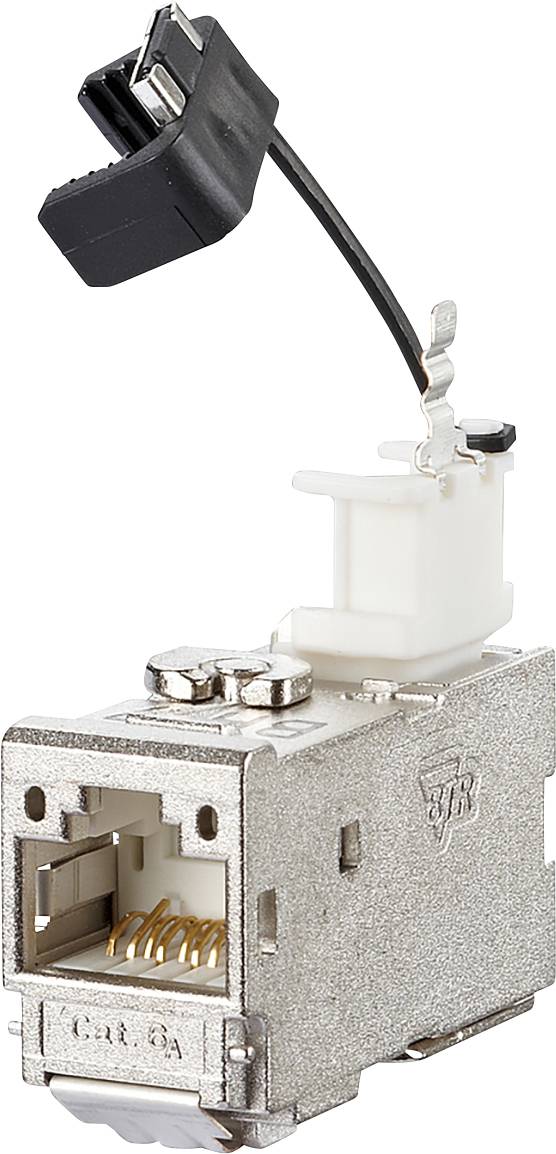 Metz Connect 130B13-E RJ45-Einbaumodul E-Dat, Modul-Steckgesicht CAT 6a 1 St.