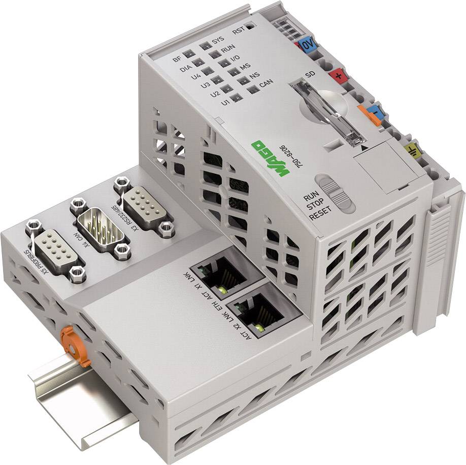 WAGO PFC200 2ETH RS CAN DPS SPS-Controller 750-8206/025-000 1 St.