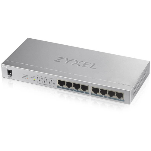 ZyXEL GS1008-HP Netzwerk Switch 8 Port 2000MBit/s PoE-Funktion