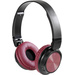 Vivanco MOOOVE AIR On Ear Kopfhörer Bluetooth®, kabelgebunden Schwarz, Rot Faltbar, Headset, Ohrbügel