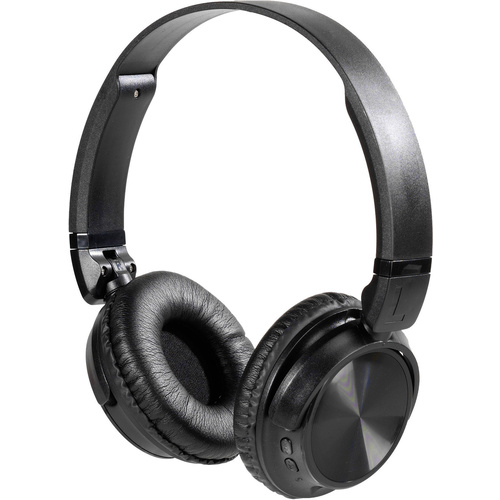 Vivanco MOOOVE AIR BLACK Bluetooth® HiFi On Ear Kopfhörer On Ear Faltbar, Headset, Ohrbügel Schwarz
