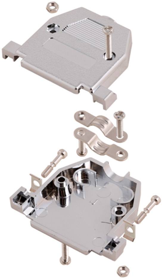 Encitech CCOV50SCMP 2360-0105-05 D-SUB Gehäuse Polzahl: 50 Kunststoff 180° Metallic 1St.