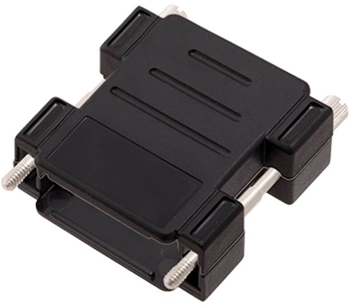 Encitech DPAK-P-15-K 1511-0100-02 D-SUB Adaptergehäuse Polzahl: 15 Kunststoff 180 ° Schwarz 1 St.