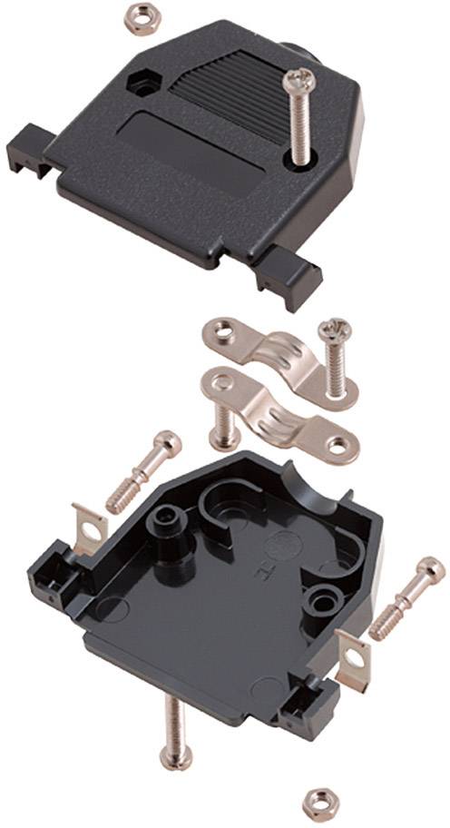 Encitech CCOV 50-SC-BK 2360-0102-05 D-SUB Gehäuse Polzahl: 50 Kunststoff 180° Schwarz