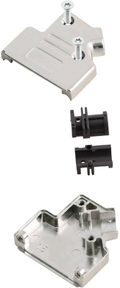 Encitech DVSL09-K 6560-0206-31 D-SUB Gehäuse Polzahl: 9 Zinkdruckguss 45° Metall