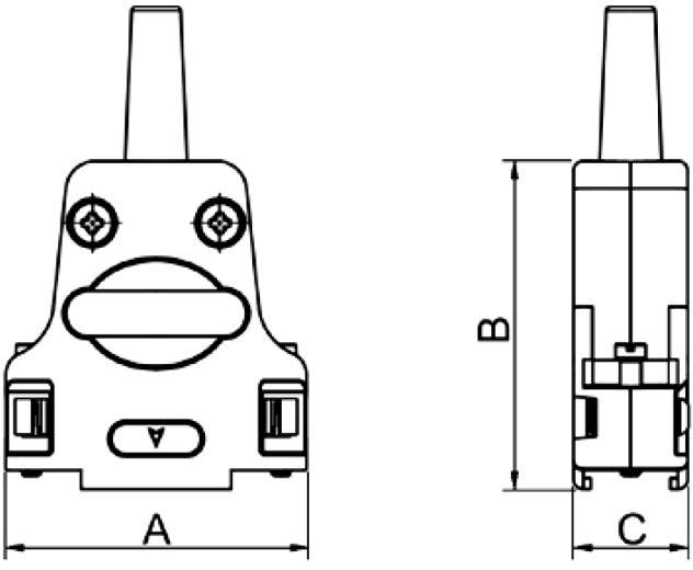 Encitech DTZF15-RGL-M2.5-K 7960-2207-02 D-SUB Gehäuse Polzahl: 15 Zinkdruckguss 180° Metall 1St.