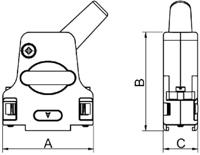 Encitech D45ZF25-RGL+M2.5-K 7960-2208-13 D-SUB Gehäuse Polzahl: 25 Zinkdruckguss 45° Metall 1St.